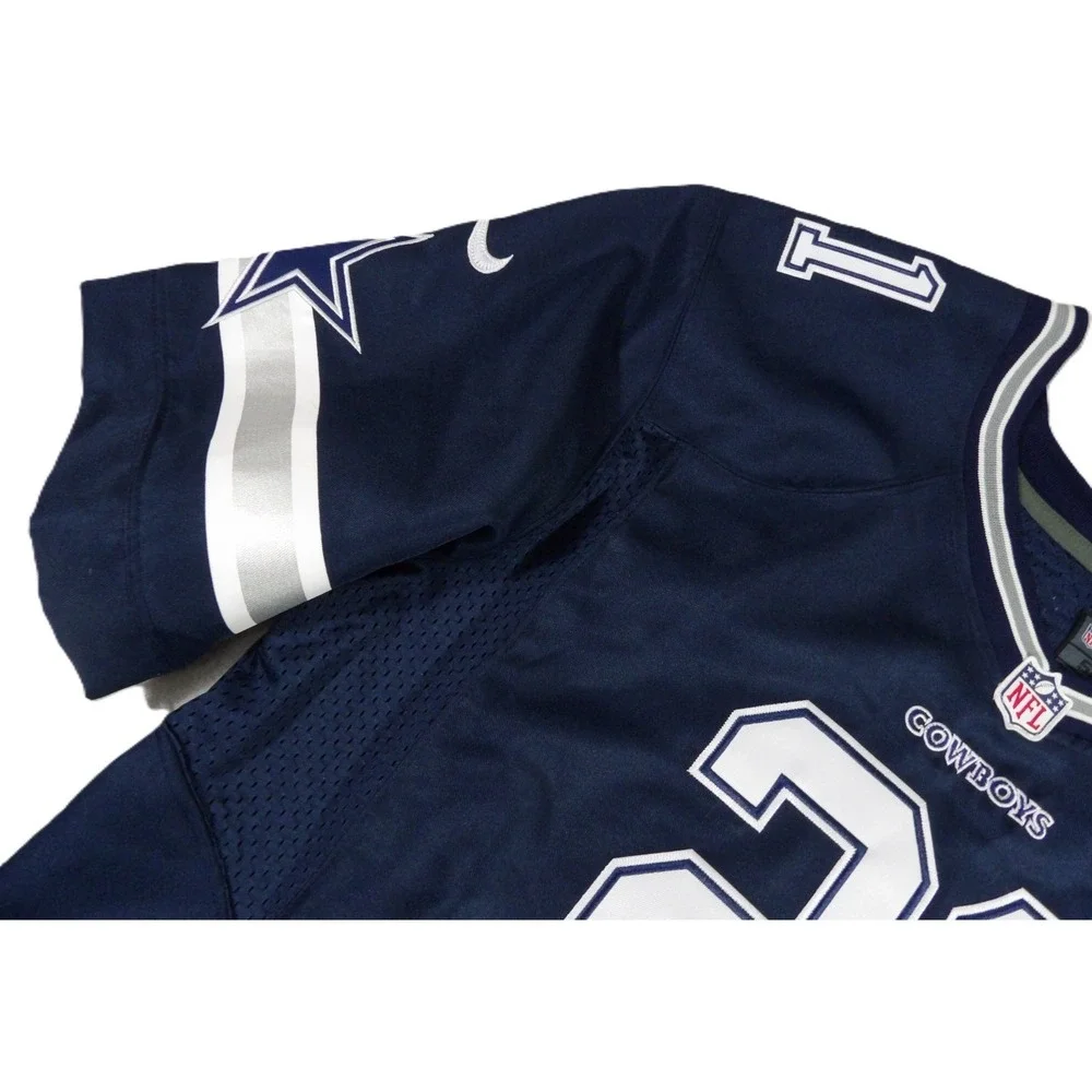 Nike Dallas Cowboys Ezekiel Elliott 21 Jersey Men 52 XXL Blue Stitched Football